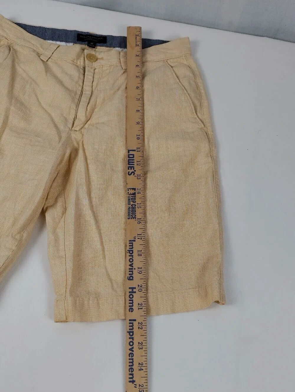 banana republic Men's Size 30 Waist Yellow Cabana Shorts Island Wear